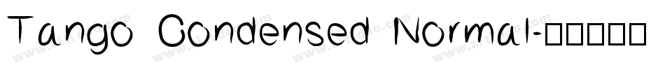 Tango Condensed Normal字体转换